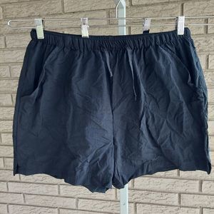 Swimsuits For All Black Flowy Swim Shorts w Pockets 18/20 NWT